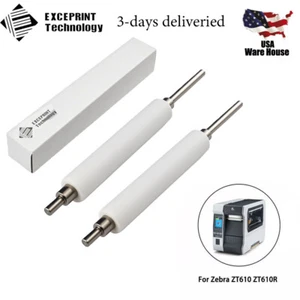 2x Rodillo de placa de transferencia P1083320-032 para impresora térmica Zebra ZT610 ZT610R - Imagen 1 de 3