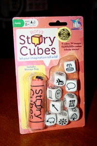 Rory's Classic Story Cubes - Roll the 9 Cubes - Make a Story - GameWright 2015 - Picture 1 of 3