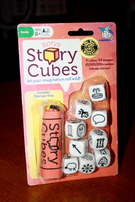 Rory's Classic Story Cubes - Roll the 9 Cubes - Make a Story - GameWright 2015 - Image 1 of 3
