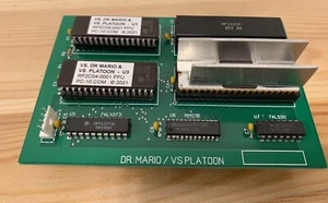 New Nintendo VS Dr. Mario And VS Platoon Daughtercard. With CPU And PPU. - Picture 1 of 7