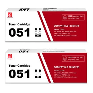Lote de tóner compatible para Canon 051 ImageCLASS LBP162dw 1692dwkg MF266dn MF267dw - Imagen 1 de 5