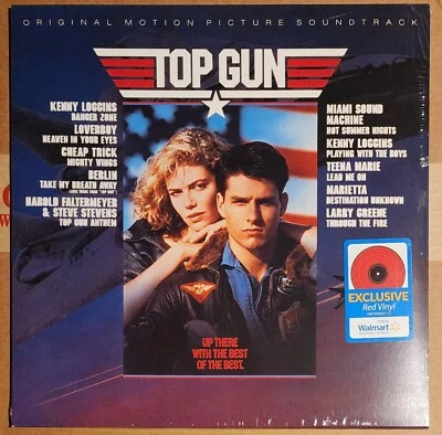 Top Gun Soundtrack: New 1 LP Exclusive Red Vinyl  - Image 1 of 2