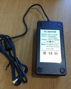 12V /12 VOLT DC DESKTOP POWER SUPPLY/PSU 4 AMP AC/DC Jack diameter 5.5 mm - Picture 1 of 1
