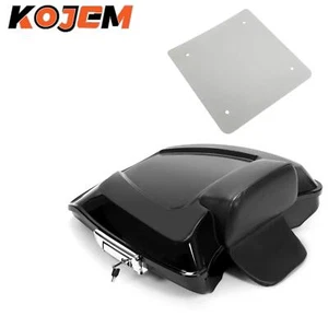 Razor Pack  Backrest For Harley Luggage Trunk Touring Road Street Glide 97-24 - Picture 1 of 16