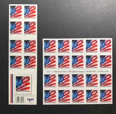 U.S. Stamps SC #3549a (B1111) & 3549Be (S1111).  34¢ Pane/Bklt of 20 - Image 1 of 4