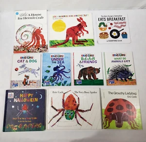 Eric Carle Menge 10 Bücher Lehrer Klassenzimmer Bibliothek Set klassische Kinder Favoriten - Bild 1 von 10