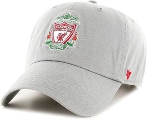 Liverpool FC Cap Adjustable Grey 47 Brand Mens Clean Up - Picture 1 of 2