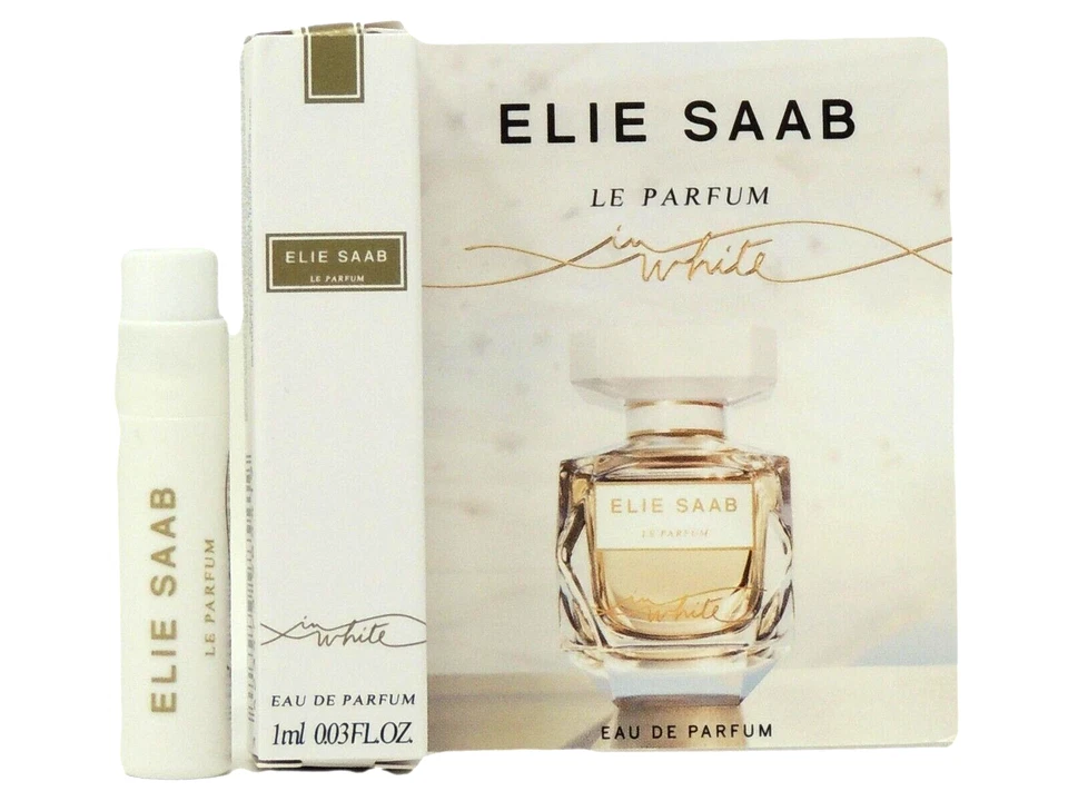 ELIE SAAB LE PARFUM IN WHITE EDP 1.0ml .03oz x 1 PERFUME SPRAY SAMPLE - Image 1 of 1