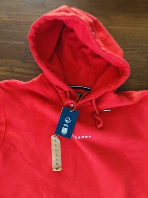 SUPERDRY THE EXCEDENTE LOGO SUDADERA ROJA (XL) $79 Foto 1 de 4