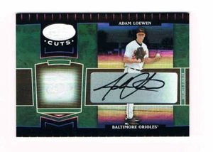 2004 Leaf Certified Cuts Marble Signature Emerald Adam Loewen #1/5 - Picture 1 of 2