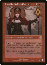 1X Latulla, Keldon Overseer Prophecy NM/EX MTG CARD