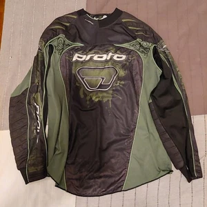 PROTO green paintball padded jersey XL - Bild 1 von 3