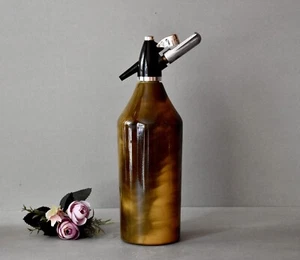 Middle Century Siphon Bottle Vintage Soda Making Bottle Soviet Siphon Bottle - Picture 1 of 5