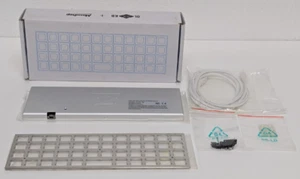 MASSDROP X OLKB-48 PLANCK MECHANICAL KEYBOARD KIT, SILVER CASE, MX COMPATIBLE... - Afbeelding 1 van 8