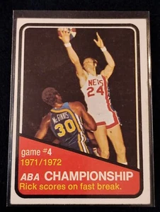 1972-73 Topps Basketball - #244 ABA Championship Game #4 - Picture 1 of 2