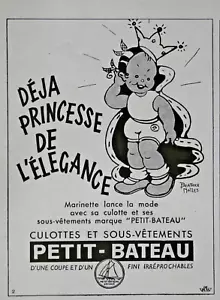 PRESS AD 1947 SMALL BOAT PANTIES AND UNDERWEAR --- BEATRICE MALLET - Picture 1 of 1