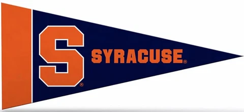 Syracuse Orange Mini Pennants, 4" x 9" - Licensed by Rico - Made In USA Cover