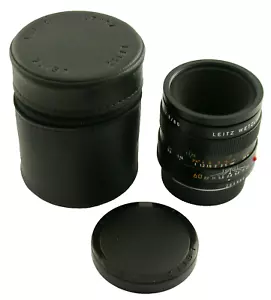 LEICA Macro-Elmarit-R 2,8/60 60mm f2,8 Germany adapt. M A7 EOS near mint top - Bild 1 von 8