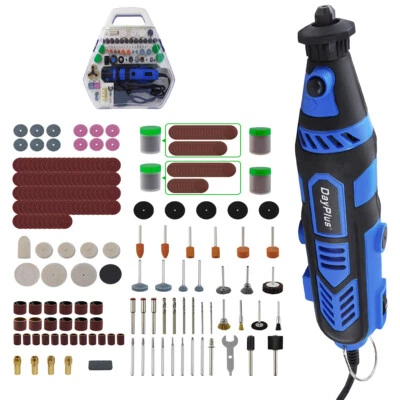 DAYPLUS 135W ROTARY DRILL GRINDER ENGRAVING MULTI TOOL 252PC DREMEL TYPE ACCES + CASE