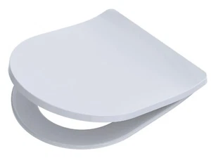 Sanibel WC Sitz Flat zu Villeroy & Boch Subway Edelstahl-Steckbefestigung Deckel - Bild 1 von 2