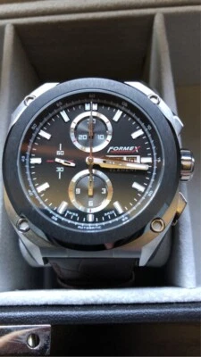 Formex ELEMENT AUTOMATIC CHRONOGRAPH FULL STEEL BLACK - Excellent condition  - Image 1 of 4