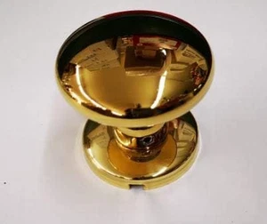 Maniglia per Porta Pomolo Modello ROMA 5020KOL , Ottone Lucido, Oro, 65 Mm (Diam - Foto 1 di 12