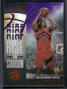 2025 Topps Flagship Collin Murray Boyles Purple Rise To Stardom RC /250 - Picture 1 of 2