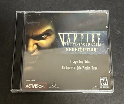 Vampire The Masquerade Redemption PC Game 2 CD RPG Activision White Wolf - Image 1 of 4