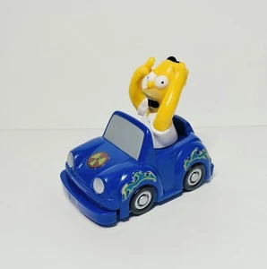 The Simpsons Bumper Car Homer Simpson 2007 20th Century Fox Pull Back & Go - Picture 1 of 6
