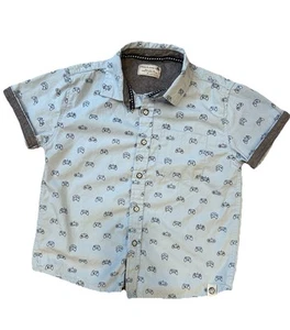 EUC Boys Short-Sleeve Button-Up Collared Shirt, Video Gamer, Controller Kids XL - Picture 1 of 8
