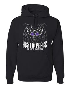 Rest In Peace Príncipe de las Tinieblas, Oz Gafas RIP Unisex Sudadera con Capucha Sudadera - Imagen 1 de 3