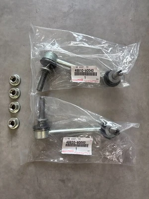 Toyota Lexus Genuine OEM Front Stabilizer Links 4Runner FJ Cruiser Prado GX470 - Image 1 of 3