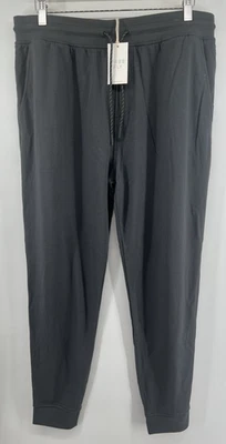 Jogger de lã leve de bambu masculino FREE FLY | Areia preta | GG - Imagem 1 de 4