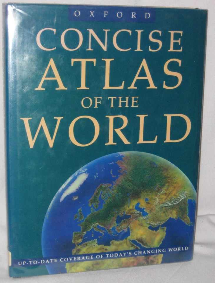 Oxford Concise Atlas of the World (1995, Hardcover) - Image 1 of 2