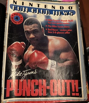 Nintendo Fun Club News Vol 1 # 4 Winter 1987 Mike Tyson's Punch-Out  - Image 1 of 3