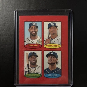 2023 Topps Heritage - Stamp - Tampa Bay Rays - Red Parallel - Picture 1 of 2