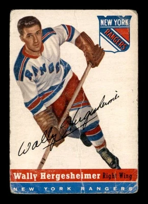 1954 Topps #22 Wally Hergesheimer   GOOD X3380806 - Image 1 of 3