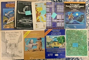 TSR DUNGEONS AND DRAGONS DIVERS LOT - Bücher, Module, Karten, Spielhilfen, etc - Bild 1 von 15