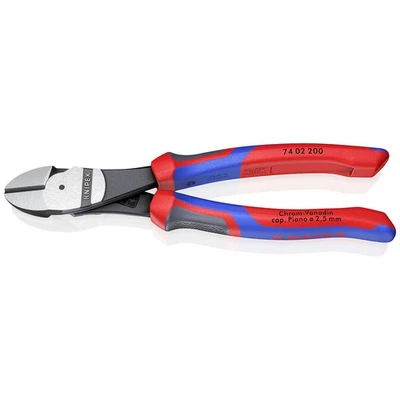 Knipex  74 02 200 Werkstatt Kraft-Seitenschneider mit Facette 200 mm - Bild 1 von 4