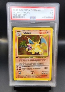 1999 POKEMON GERMAN 1ST ED #4/102 GLURAK-HOLO PSA 5 - Picture 1 of 2