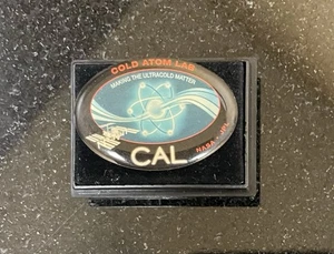CAL Cold Atom Lab NASA JPL Lapel Pin 1.5” - Picture 1 of 2
