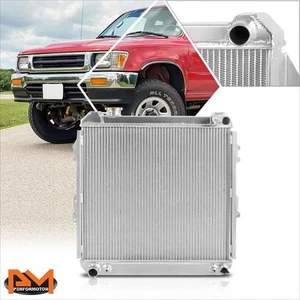 Radiador de enfriamiento de núcleo de aluminio completo de 2 filas para motor 88-95 4Runner/Pickup 4x4 V6 - Imagen 1 de 6