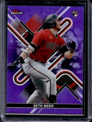 2022 Finest Seth Beer RC Purple Refractor Rookie #232/250 Diamondbacks - Image 1 of 2