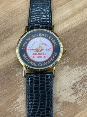 Reloj de pulsera Arkansas Razorbacks 1994 NCAA Baloncesto Campeones Nacionales Foto 1 de 4