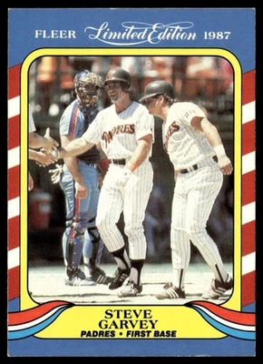 1987 Fleer Limitied Edition Steve Garvey San Diego Padres #16 - Image 1 of 2