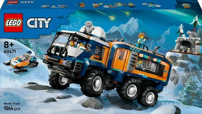LEGO City Arctic Explorer Science Lab Truck 60471 Building Toy Set 5 Minifigures - Image 1 of 4