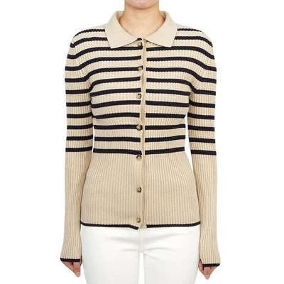 APC Damen Kragen Cardigan ECRU DARK F22251 TAS 97493809 - Bild 1 von 4