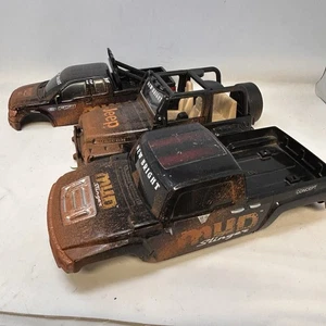 3er Set neue helle 1:14 ~11" RC "Mud Slinger" Off-Road Truck Jeep Karosserien Rohbau - Bild 1 von 8