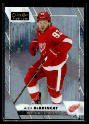 2023-24 O-Pee-Chee Platinum Arctic Freeze Alex DeBrincat 15/99 Detroit Red Wings - Image 1 of 2