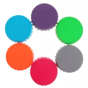 6 Pcs Reusable Can Covers Drink Protector Silicone Sealed Bottle Cap - Picture 1 of 12